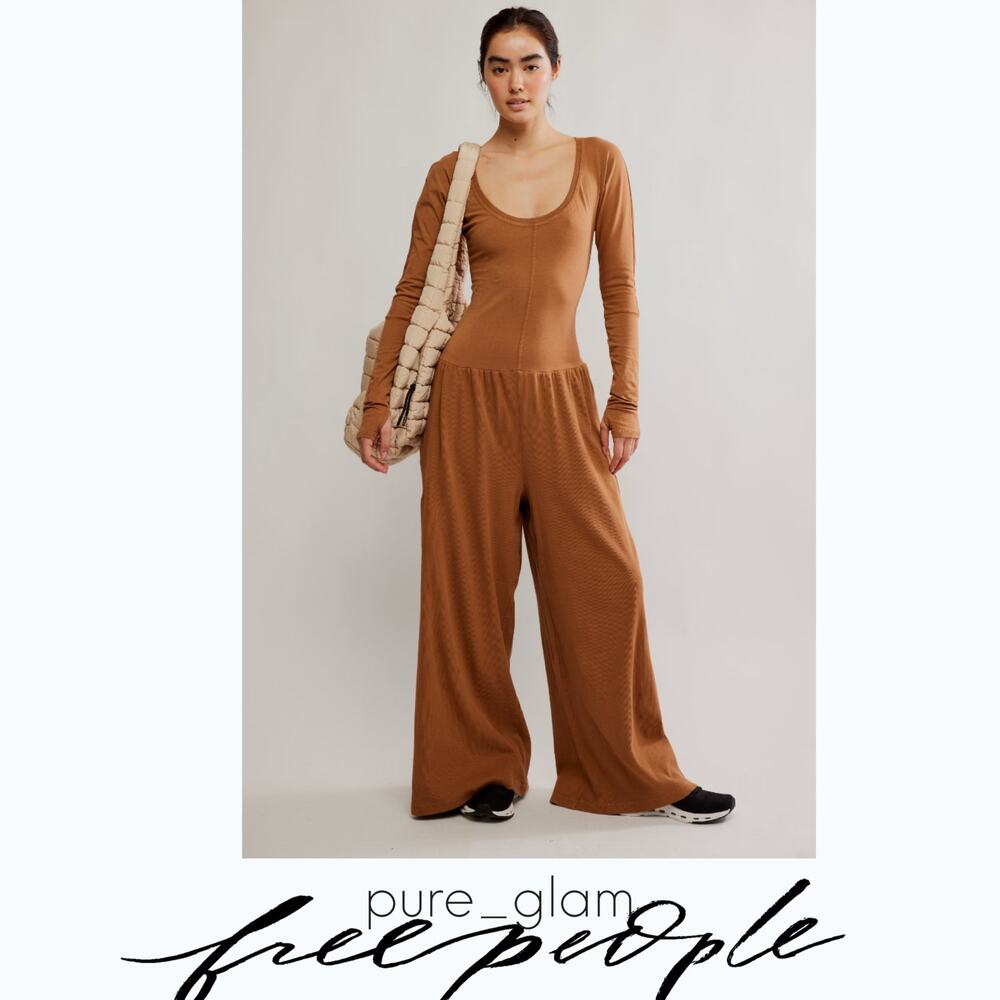Free People wide leg jumpsuit - Picture 8 of 8